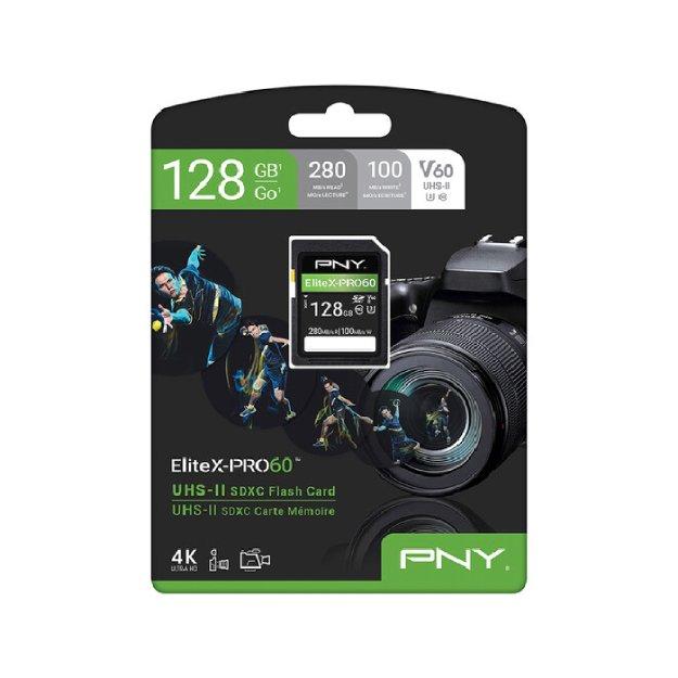 PNY EliteXPRO60 Flash Memory Card 128GB Price Xcite Kuwait