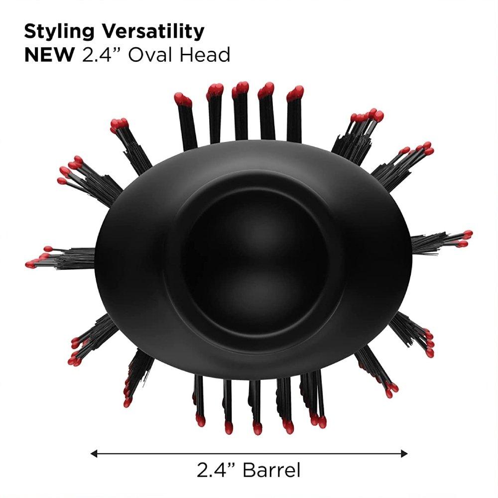 Revlon One-Step Volumiser Plus Dryer and Hot Air Brush, 1100W, 4 Heat Settings, RVDR5298ARB - Black