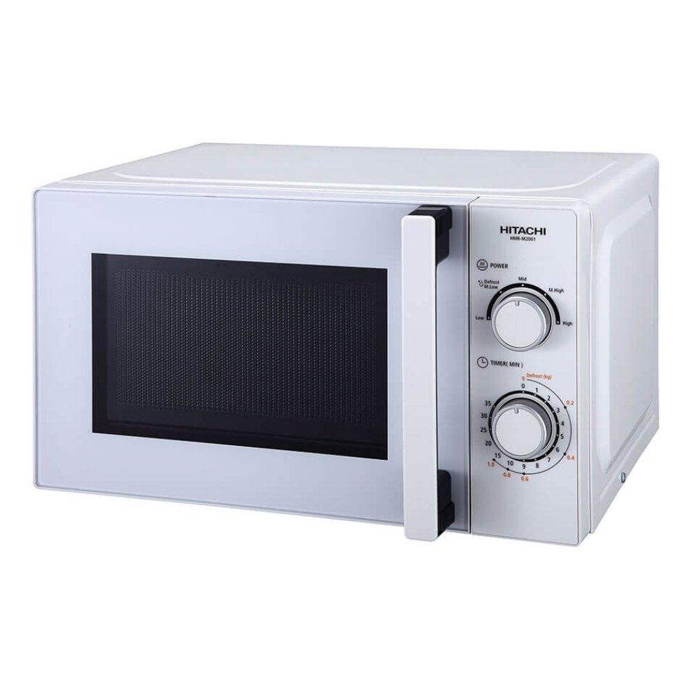 Hitachi 20L White Manual Microwave Oven