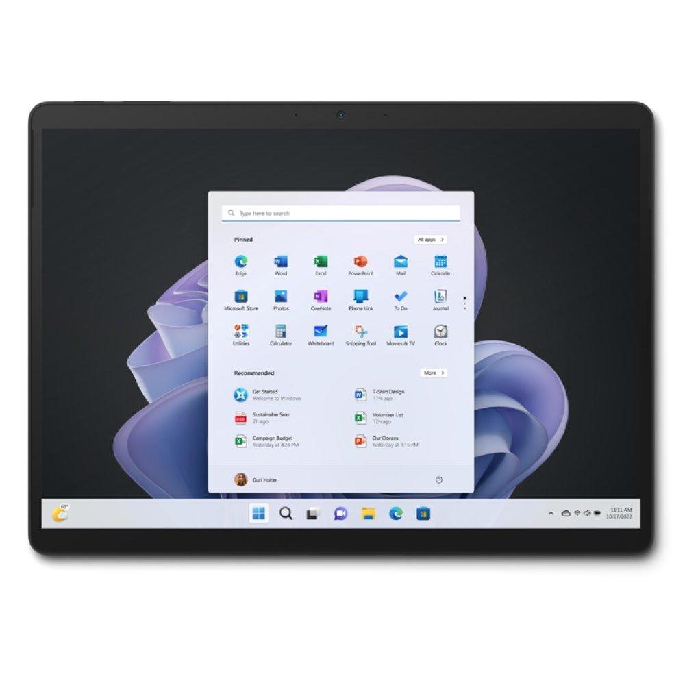 Pre Order Microsoft Surface Pro 9 Intel Core i7 12th Gen, 16GB RAM, 512GB SSD, 13 inch Convertible Laptop - Graphite