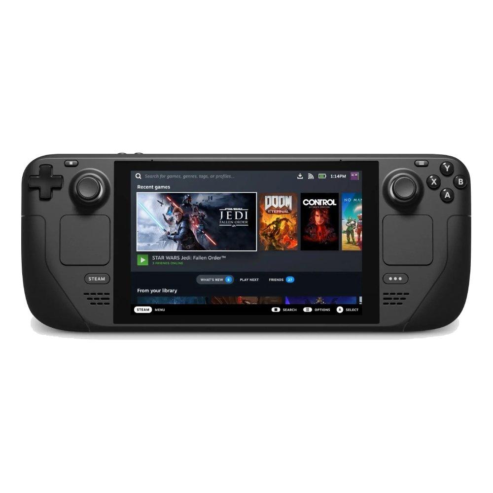 Buy Steam deck 256gb, 16gb ram, 7-inch console - black in Kuwait