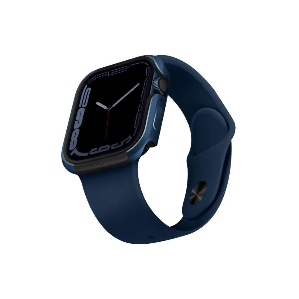 UNIQ Valencia Apple Watch Case, 45/44mm, 6700188 -  Blue Starlight