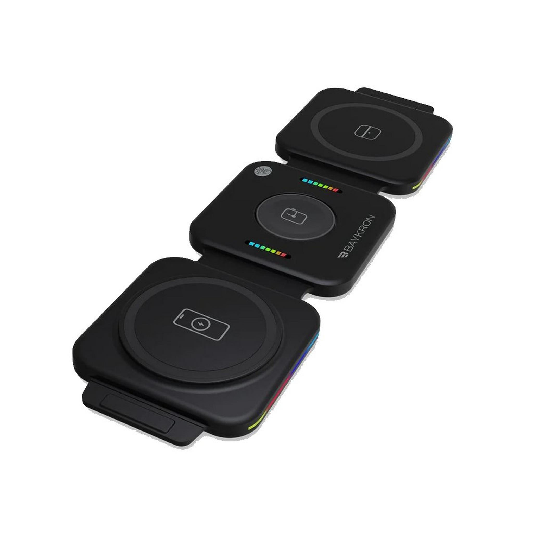 BAYKRON Foldable Wireless Charger, BKR-FLD-WC-BLK-Black