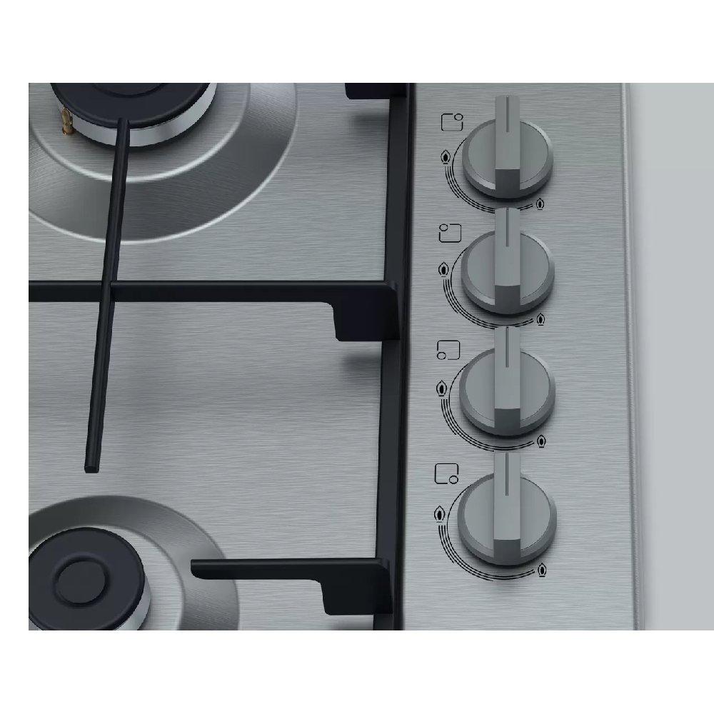 BOSCH Serie 2 Built-In Gas Hob 60Cm, PBP6C5B62M- Stainless steel