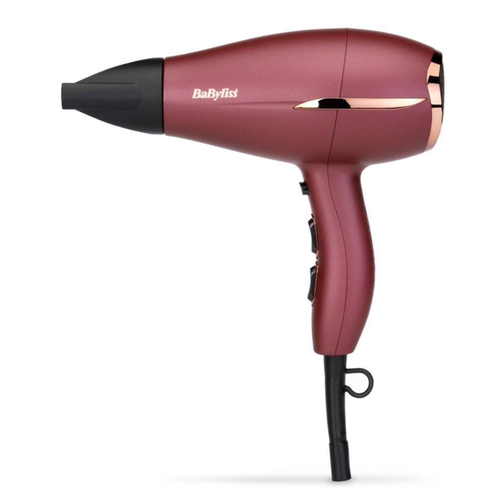 Buy Babyliss berry crush high torque hair dryer, 2200w, 3 heat settings, 5753psde - berry in Kuwait