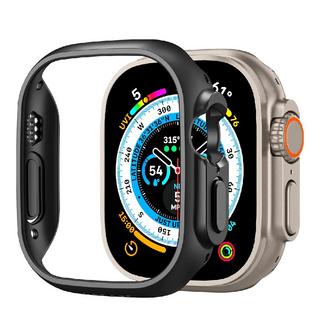 Buy Spigen thin fit 360 case for apple watch ultra, 49mm, acs05458- black in Kuwait