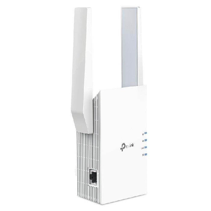 TP-Link Mesh Wi-Fi Range Extender, Wi-Fi 6, Dual Band, RE705X-AX3000 - White