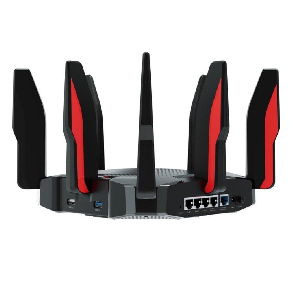 TP-Link Gaming Router, Wi-Fi 6, Tri-Band, GX90-AX6600 - Black