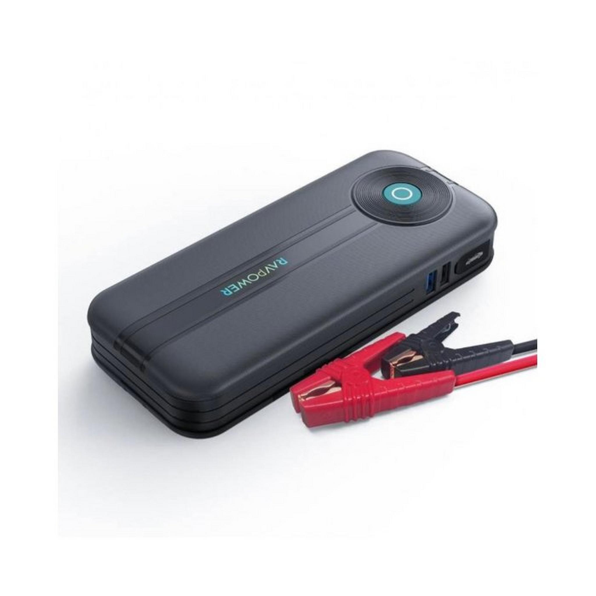 Ravpower Power Bank and Car Jump Starter, 20000mAh and 3000A, RP-PB1208 – Black