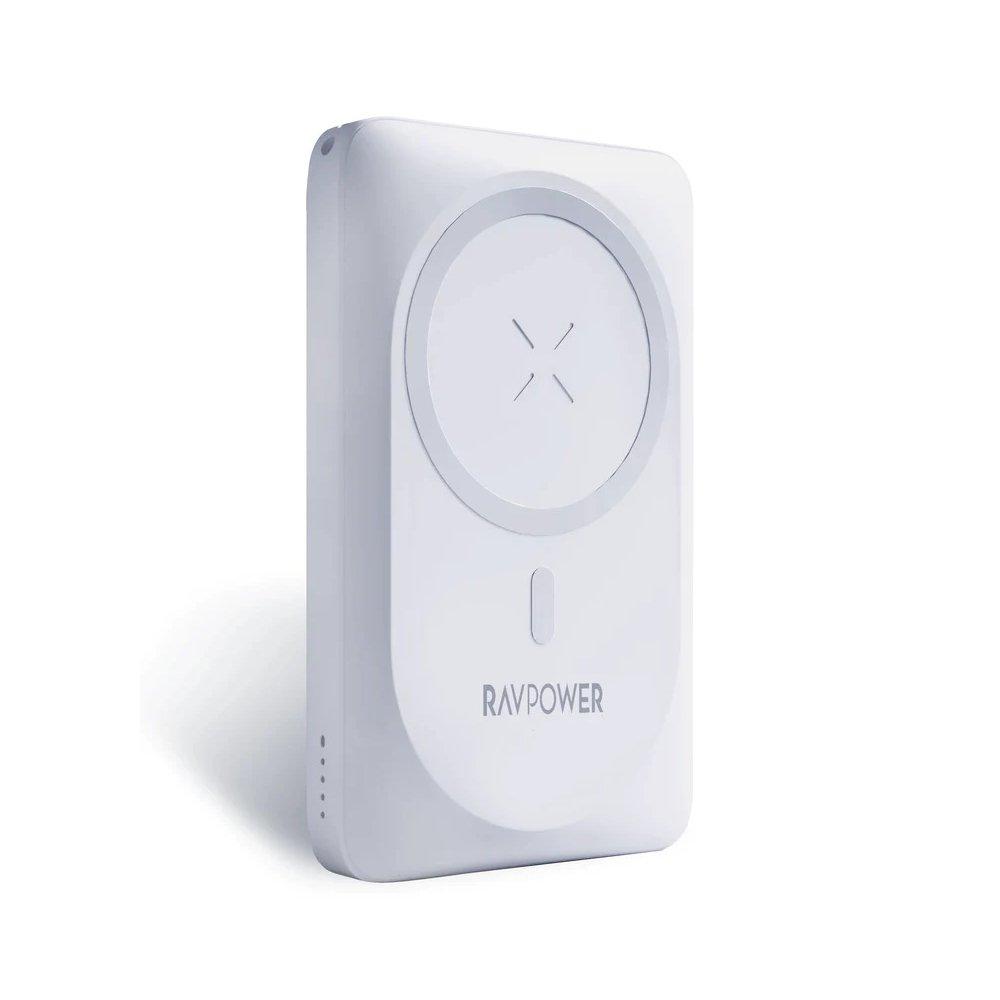 Buy Ravpower magnetic-wireless power bank, 10000mah, 15w, pb1212-white in Kuwait