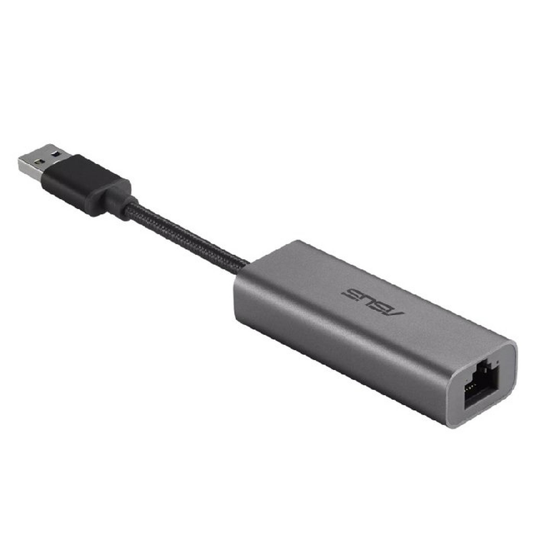 ASUS USB 3.0 Ethernet Adapter, Type-A to 2.5G RJ45 - C2500