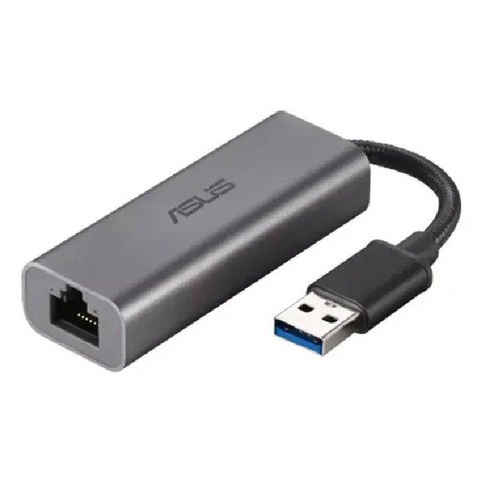 ASUS USB 3.0 Ethernet Adapter, Type-A to 2.5G RJ45 - C2500