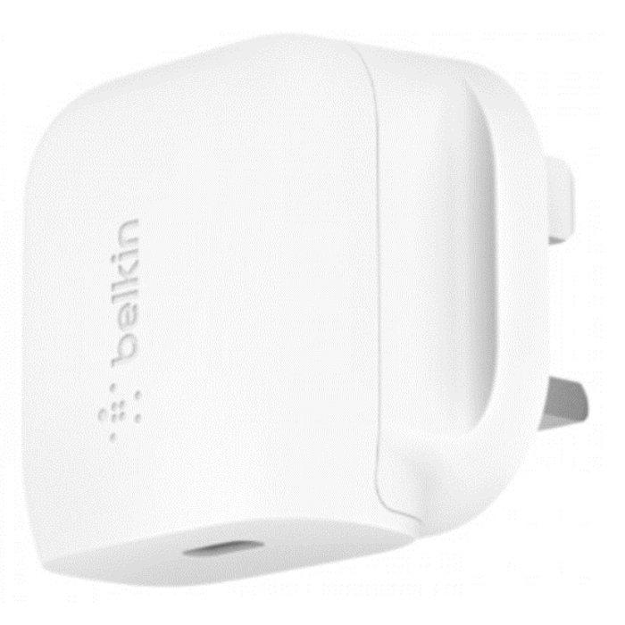 Apple iPhone 14 Pro Max 5G 256GB - Space Black + EQ Screen Protector & Applicator - Clear + EQ Air Shock Case+ Belkin 20W USB-C Wall Charger - White