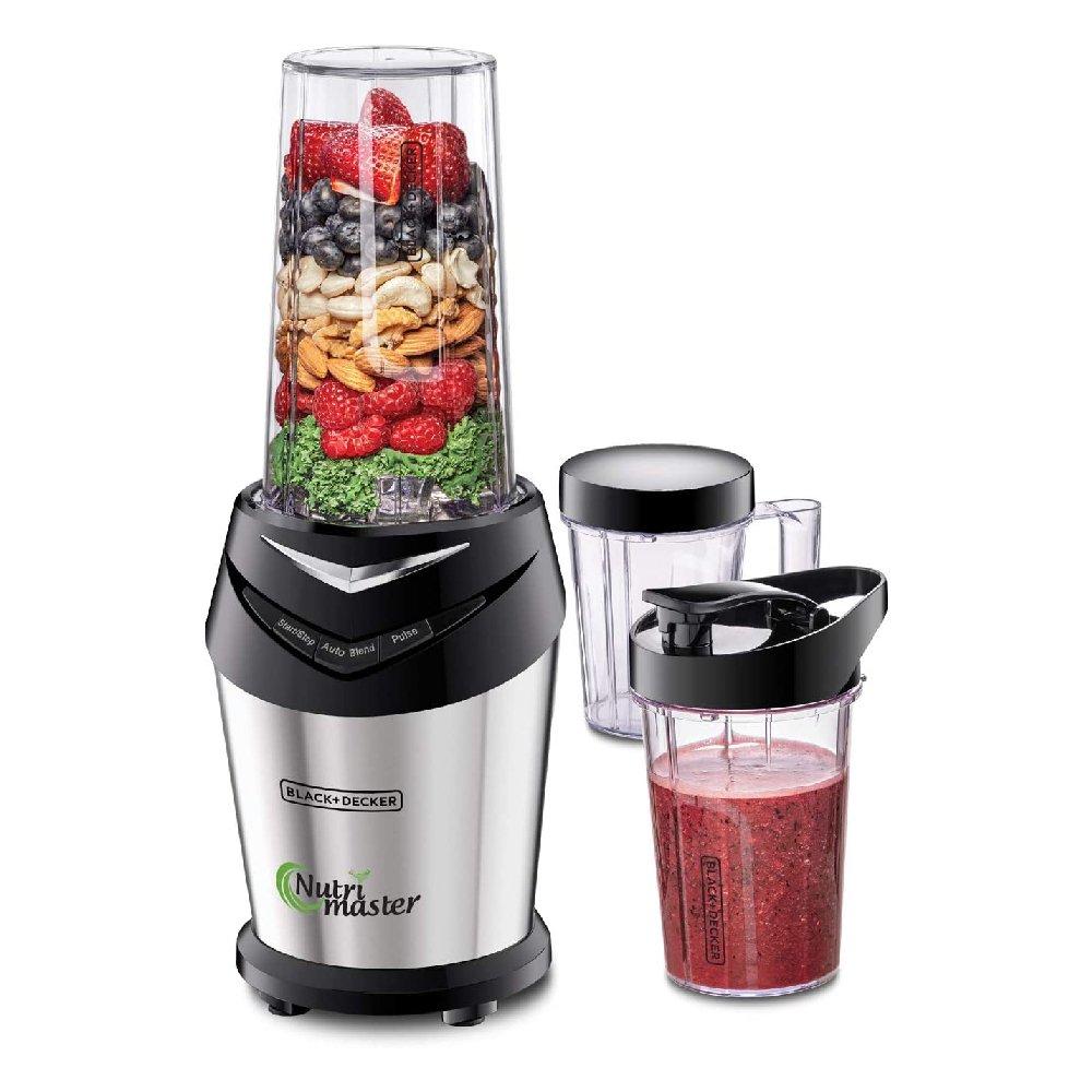 BLACK+DECKER Blender & Smoothie Maker, 600 W, NE600-B5 - Silver/Black ...