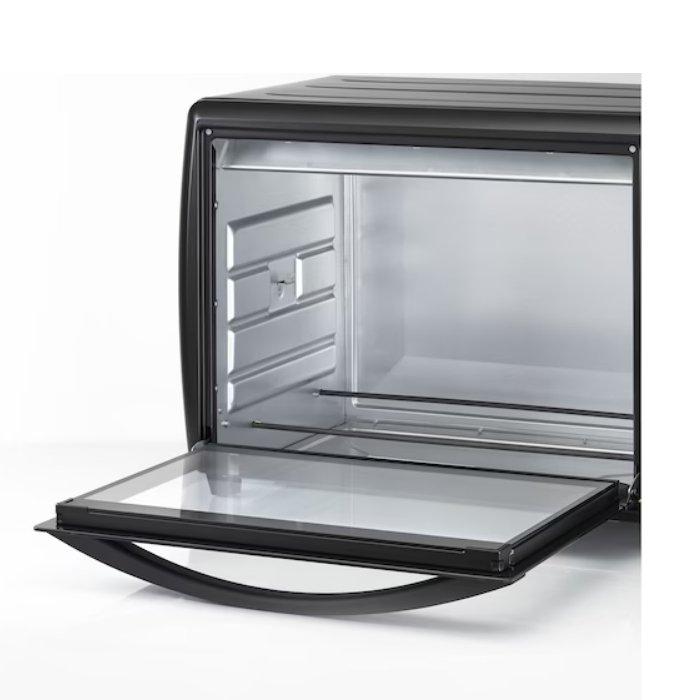 Black+Decker Toaster Oven with Double Glass and Rotisserie, 70L, 2200W, TRO70RDG-B5– Black