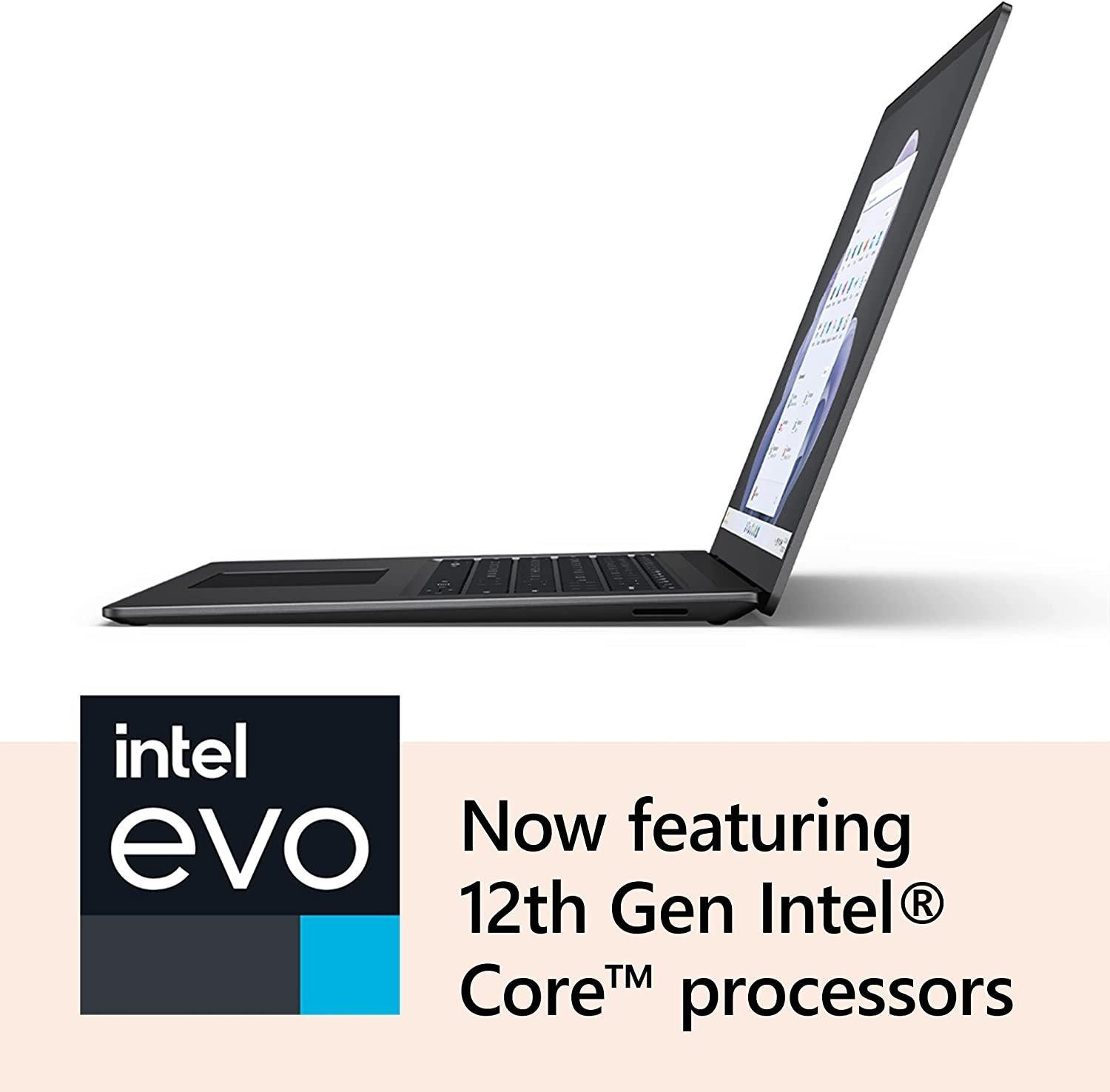 Pre-Order Microsoft - Surface Laptop 5 - Intel Evo Platform Core i7 - 15” Touch Screen - 16GB Memory - 512GB SSD with Windows 11 - Black