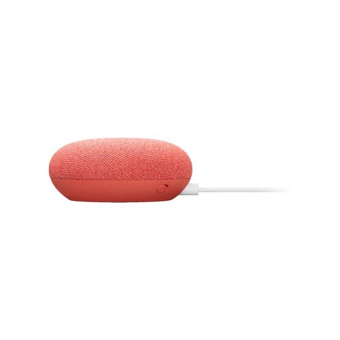 XIAOMI Google Nest Mini 2nd Gen Smart Speaker, GA01141-US -Coral