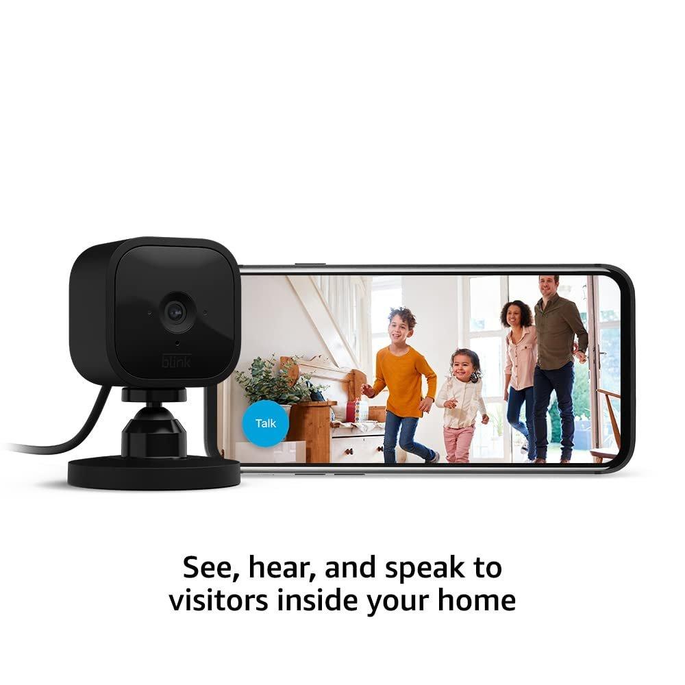 Blink Mini, Indoor, 1080p, Security Camera, B09N6V1FHG – Black