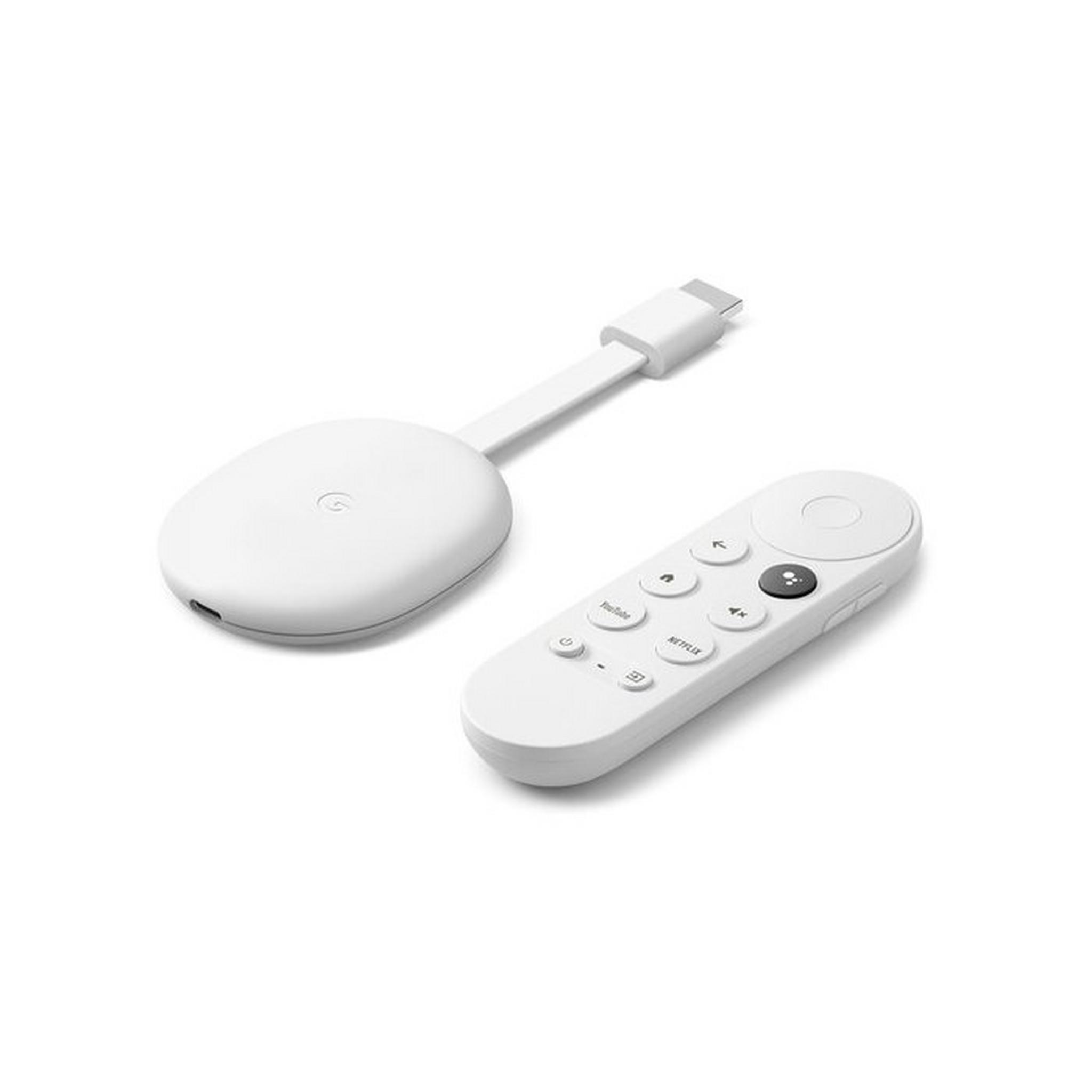 Google Chromecast with TV Streaming Stick, 1080p HD HDR, GA03131- White