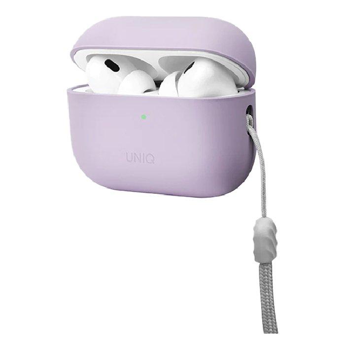 Uniq Lino Silicon Case For Airpods Pro 2 - Lavender