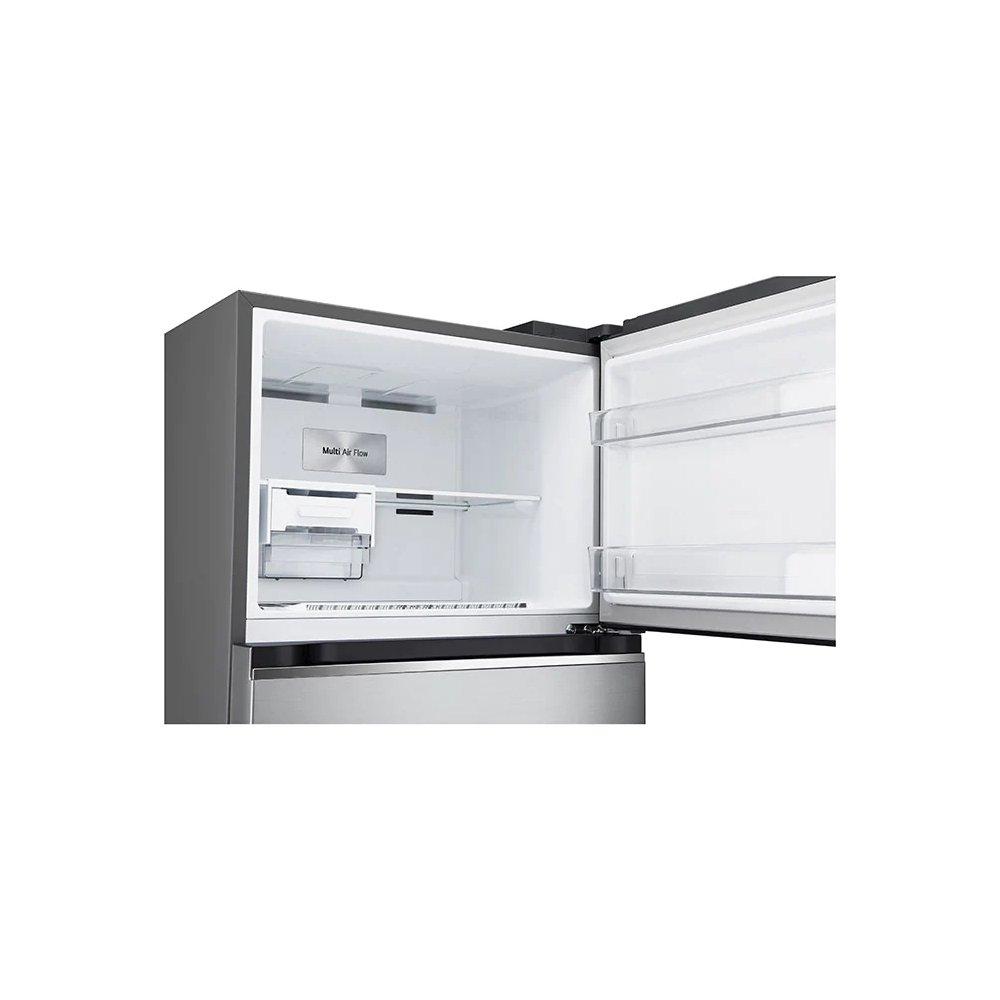LG Refrigerator Top mount, 13.9 Cft, Inverter Compressor, LT15CBBSIV1 - Platinum Silver