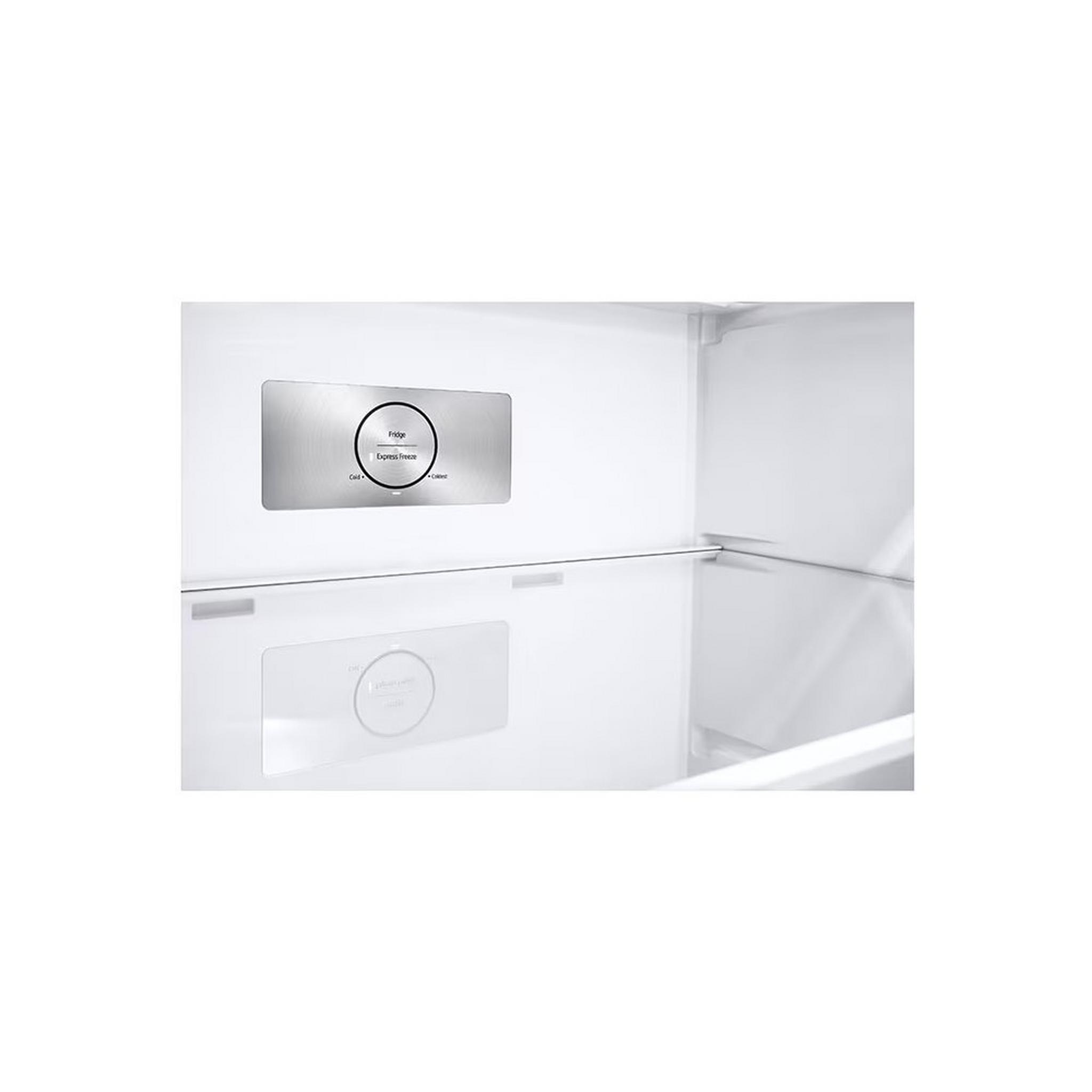 LG Refrigerator Top mount, 13.9 Cft, Inverter Compressor, LT15CBBSIV1 - Platinum Silver
