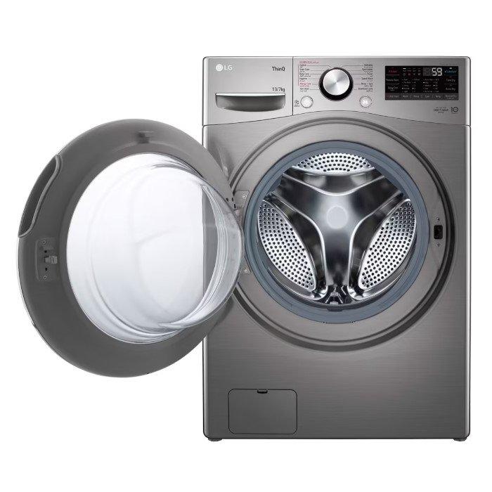 LG 13 Kg Front Load Washer & 7 Kg Dryer, WS1308XMT – Silver
