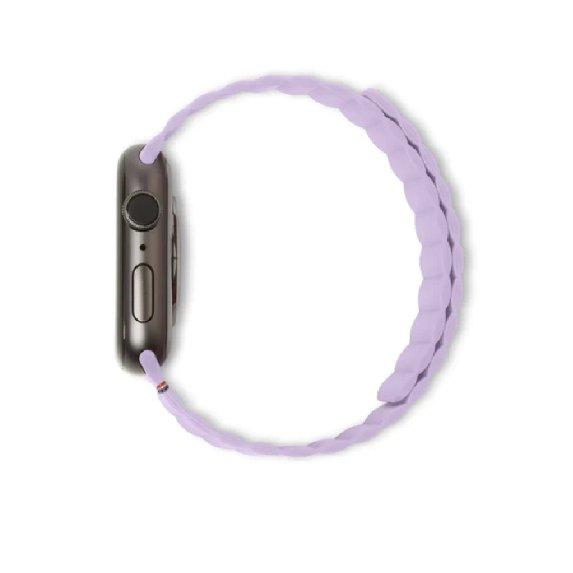 Pitaka Decoded Apple Watch Magnetic Strap, Silicone, 42/44/45/49mm – Lavender