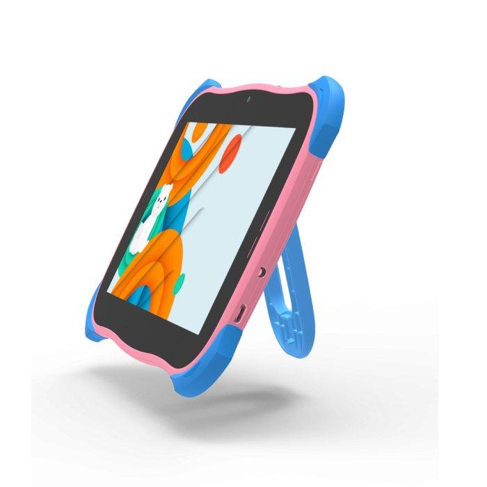 تابلت كيو 6 من جي تاب للأطفال، 7 بوصة، 2جيجابايت رام، 32 جيجابايت، اندرويد 10 ، واي-فاي - زهري