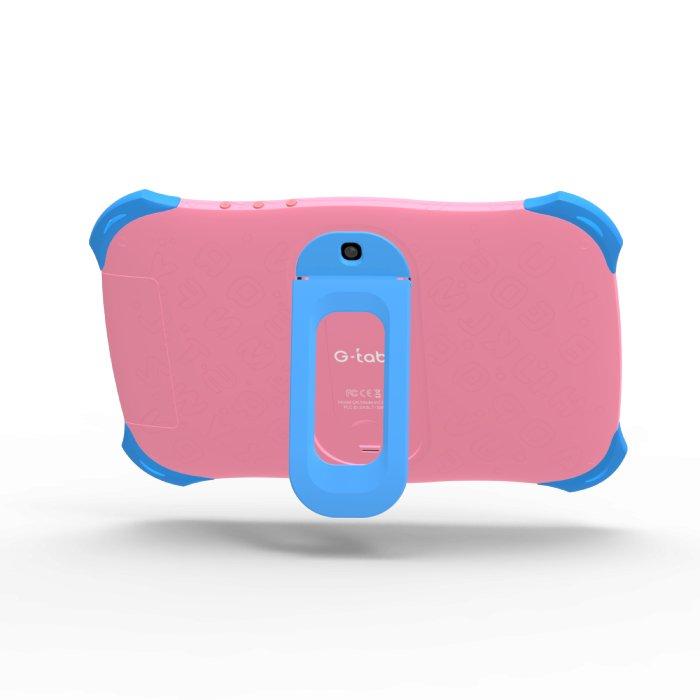 تابلت كيو 6 من جي تاب للأطفال، 7 بوصة، 2جيجابايت رام، 32 جيجابايت، اندرويد 10 ، واي-فاي - زهري