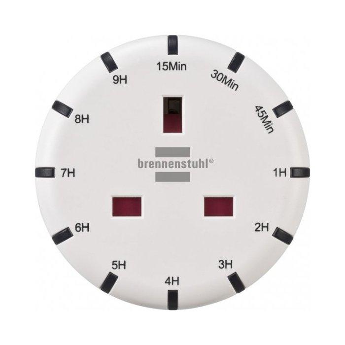 مقبس توقيت العد التنازلي الرقمي من بريننشتول، 1506133 - ابيض
