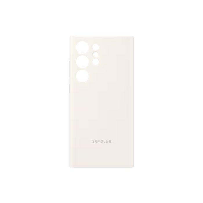 Buy Samsung galaxy s23 ultra silicone case, efps918tuegww - cream in Saudi Arabia