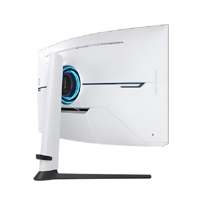 شاشة سامسونج للألعاب، 32 بوصة، فائقة الدقة، كوانتوم ميني ليد، LS32BG850NMXUE - أبيض