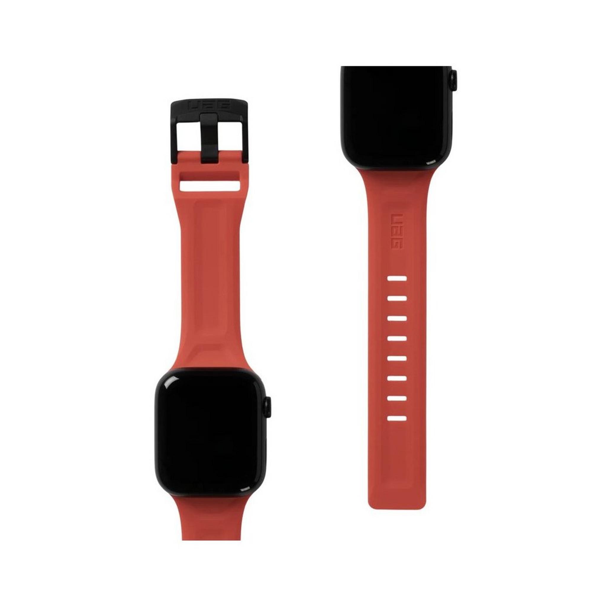 UAG Silicone Strap for Apple Watch 45 mm/44 mm/42 mm/Ultra, 191488119191 ? Red Rust