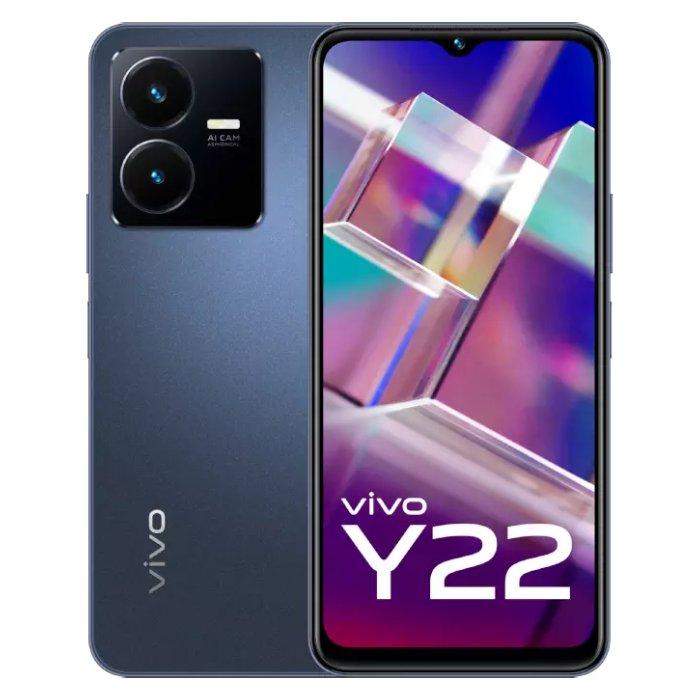 Vivo Y22 128GB Phone - Starlit Blue