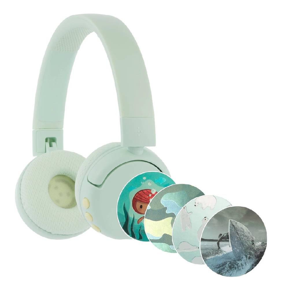 BuddyPhones POP Fun Bluetooth Wireless Headset - Ocean Green