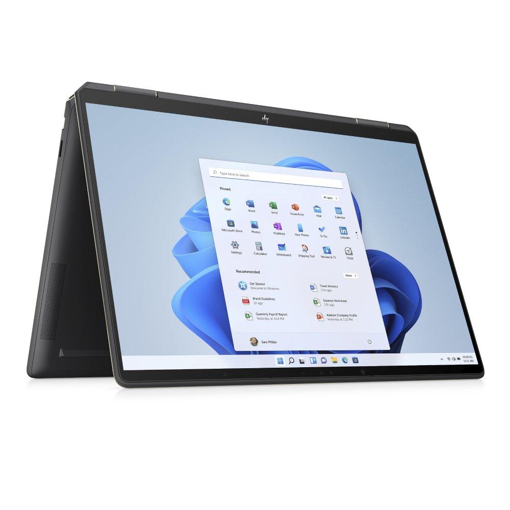 HP Spectre x360 2-in-1 Laptop, Intel Core i5, 8GB RAM, 512GB SSD, 13.5-inch, Intel Graphics Xe, Windows 11, 6W2T6EA - Black