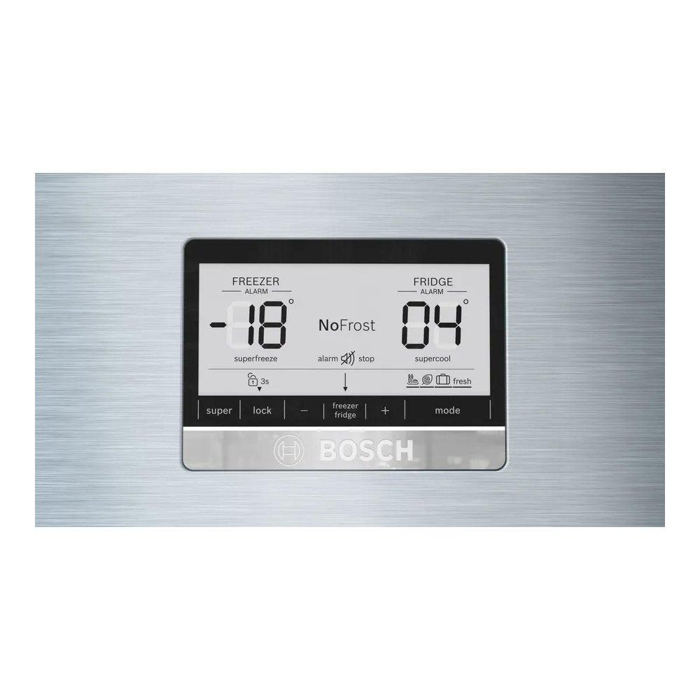 BOSCH Series 6 Top Mount Refrigerator, 24 Cft, Capacity 687Ltr, KDN86HI30M â€“ Silver