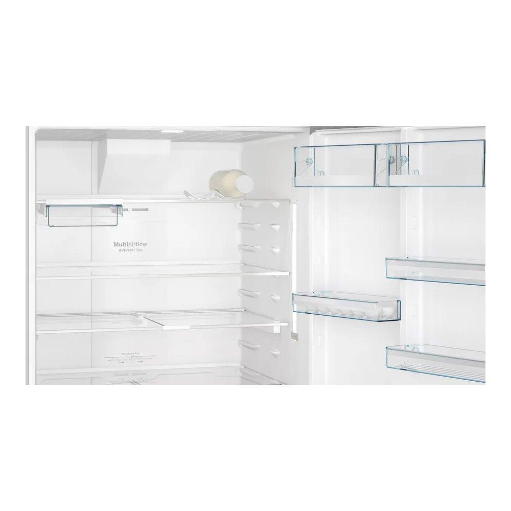 BOSCH Series 6 Top Mount Refrigerator, 24 Cft, Capacity 687Ltr, KDN86HI30M â€“ Silver