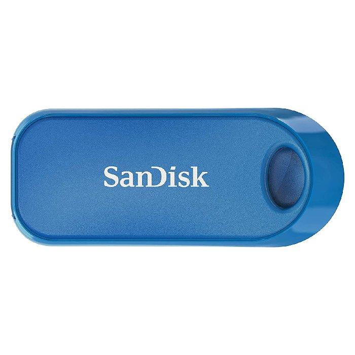 SanDisk Cruzer Snap USB Flash Drive, 32GB, 3-pack, SDCZ62-032G-G46T - Black/Blue/Red
