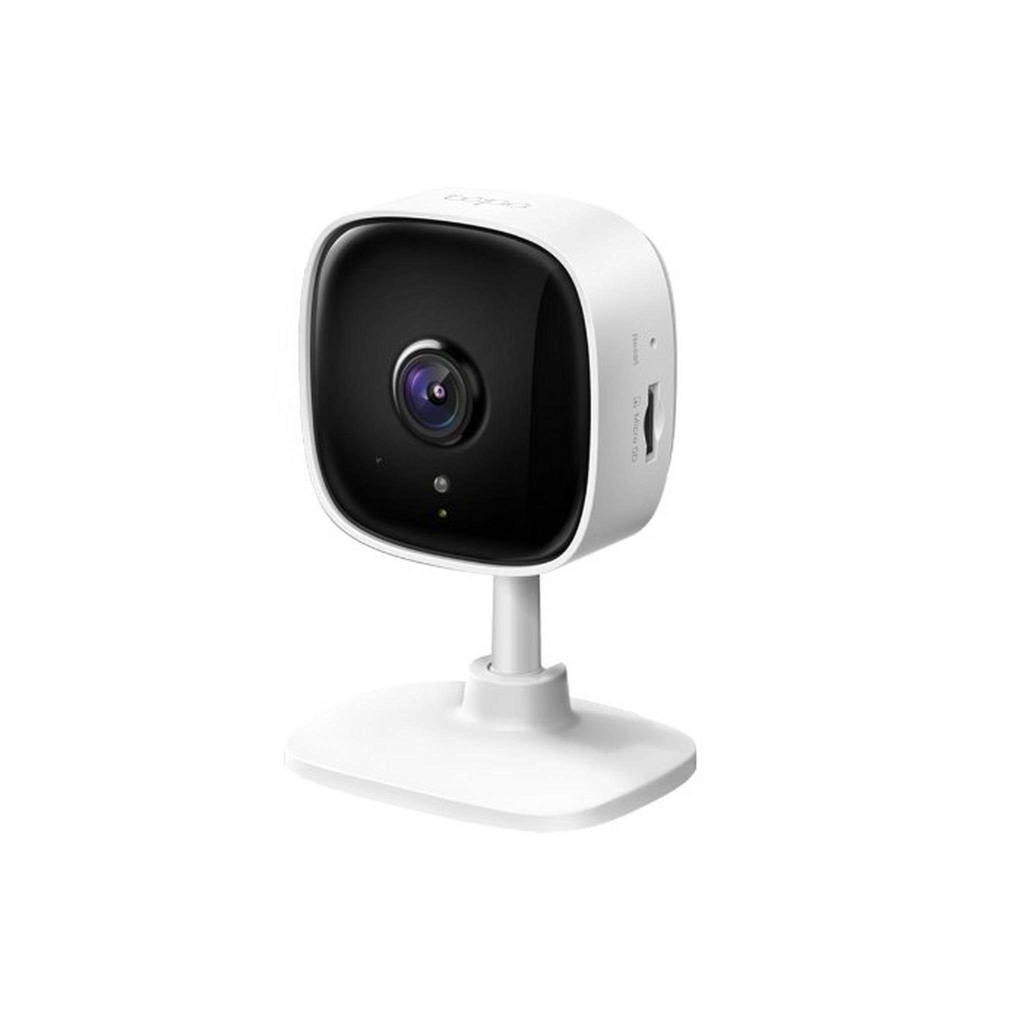 كاميرا المراقبة الذكية تابو مع اتصال واي فاي من تي بي-لنك ، بدقة 3 ميجابكسل ، TAPOC110– أبيض