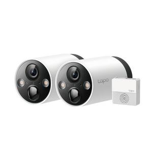 Buy Smart wire-free security camera system, 2-camera system, 2k qhd, tapoc420s2 – white in Kuwait