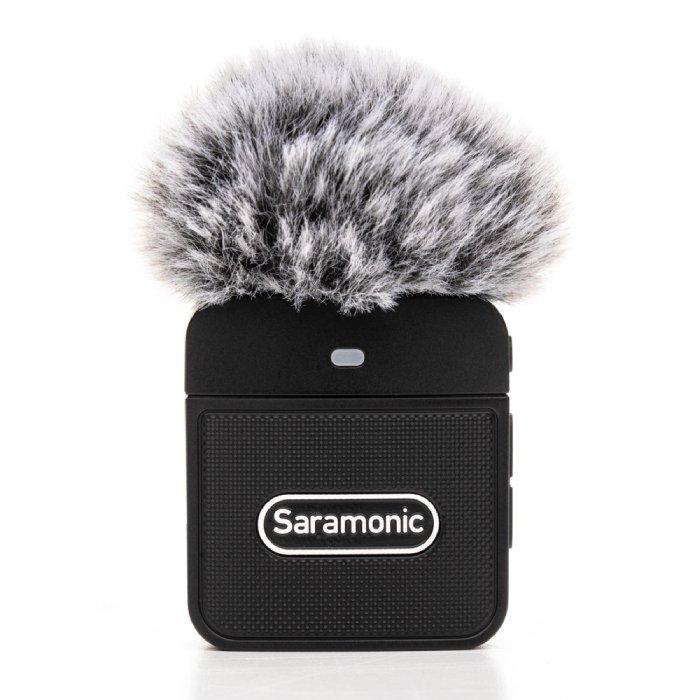Saramonic 2.4GHz Wireless Microphone, Dual Channel Receiver,  Blink100 B3 - Black