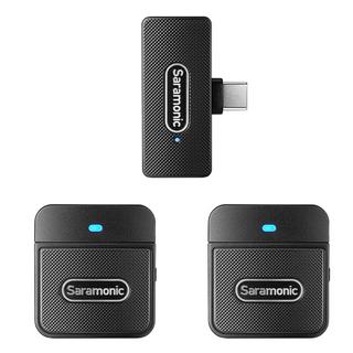 Buy Saramonic ultracompact 2. 4ghz wireless microphone system, blink100 b6 type-c  - black in Kuwait