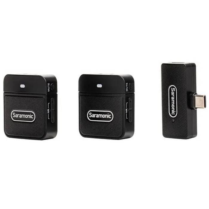 Saramonic Ultracompact 2.4GHz Wireless Microphone System, Blink100 B6 Type-C  - Black