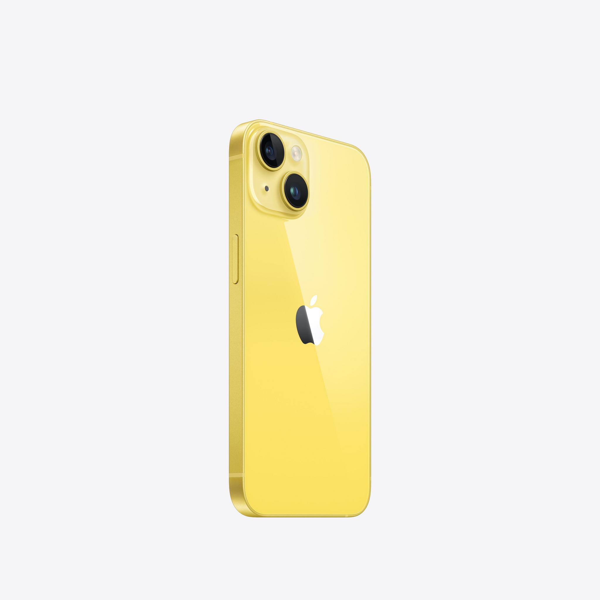 هاتف آبل ايفون 14 5 جي سعة 128 جيجابايت - أصفر