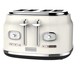 Buy Westinghouse retro series 4 slice toaster, 1750 w, wkttb809uwh – white in Kuwait