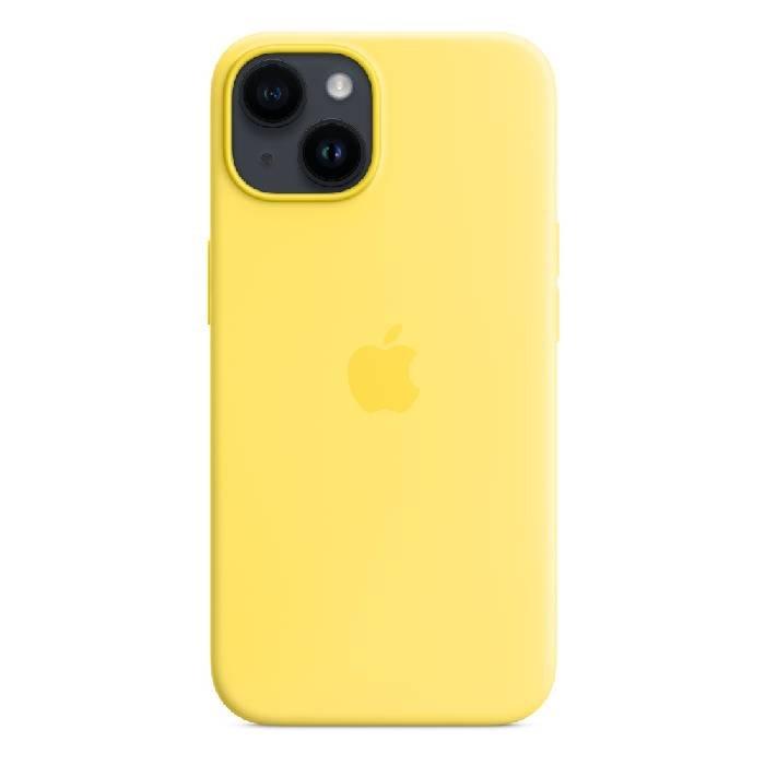 Apple Silicone Case with MagSafe for 6.06 inches iPhone 14, MQU73ZM/A – Canary Yellow