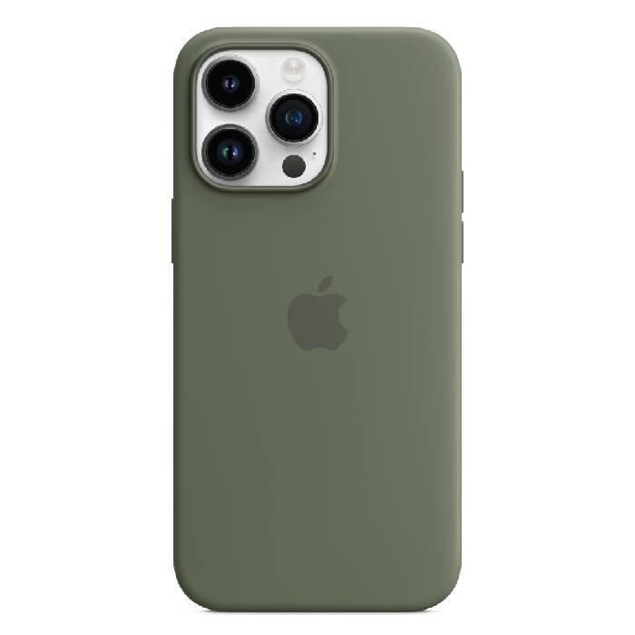 Apple Silicone Case with MagSafe for 6.7 inches iPhone 14 Pro Max, MQUN3ZM/A – Olive Green