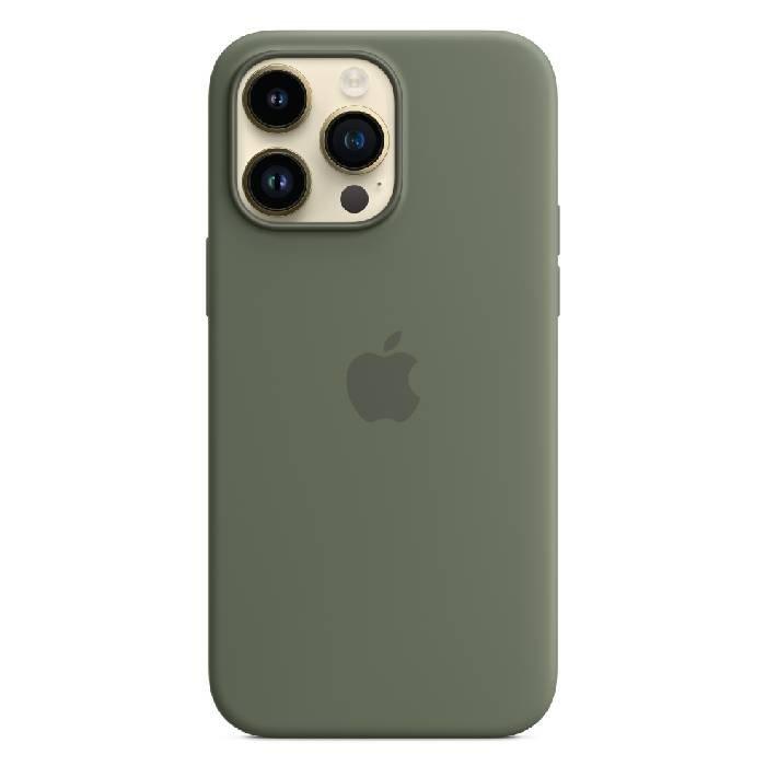 Apple Silicone Case with MagSafe for 6.7 inches iPhone 14 Pro Max, MQUN3ZM/A – Olive Green